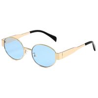 Style Simple Style Classique Bloc De Couleur Ca Cadre Ovale Plein Cadre Lunettes main image 2