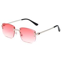 Simple Style Classic Style Color Block Pc Square Frameless Glasses sku image 3