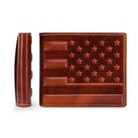 Men's Star Solid Color Microfiber Open Small Wallets main image 7