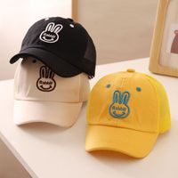 Niños Unisex Estilo De Dibujos Animados Dulce Estilo Simple Conejo Letra Bordado Gorra De Beisbol main image 3