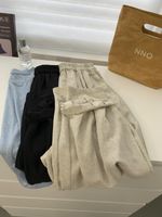 Women's Holiday Outdoor Vintage Style Solid Color Full Length Casual Pants main image 1