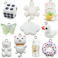 10 PCS/Package 10-30mm Alloy Animal Bear Candy Pendant main image 2