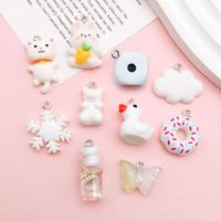 10 PCS/Package 10-30mm Alloy Animal Bear Candy Pendant main image 3