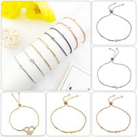 1 Piece 22cm Copper Solid Color Polished Chain main image 1