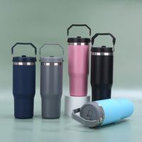 Casual Retro Solid Color 201 Stainless Steel 304 Stainless Steel Thermos Cup 1 Piece main image 6