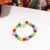 Cartoon Style Bee Butterfly Duck Plastic Resin Seed Bead Women's Bracelets sku image 5