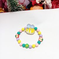 Cartoon Style Bee Butterfly Duck Plastic Resin Seed Bead Women's Bracelets sku image 1