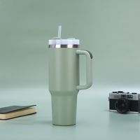 Casual Retro Solid Color 201 Stainless Steel 304 Stainless Steel Thermos Cup 1 Piece sku image 6