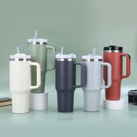 Casual Retro Solid Color 201 Stainless Steel 304 Stainless Steel Thermos Cup 1 Piece main image 4