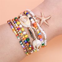 Casual Beach Starfish Shell Alloy Seed Bead Beaded Women's Bracelets main image 5