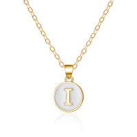 Wholesale Jewelry Casual Simple Style Letter Alloy Enamel Plating Pendant Necklace sku image 9