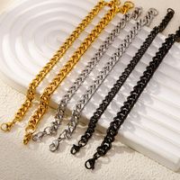 Simple Style Solid Color 316 Stainless Steel  Plating Unisex Bracelets main image 4