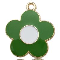 1 Piece 19 * 21mm 20*22MM 25*25mm Alloy Flower Polished Pendant sku image 3