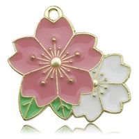 1 Piece 19 * 21mm 20*22MM 25*25mm Alloy Flower Polished Pendant sku image 7