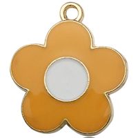 1 Pièce 19*21mm 20*22MM 25*25mm Alliage Fleur Brillant Pendentif sku image 4