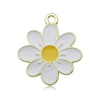 1 Pièce 19*21mm 20*22MM 25*25mm Alliage Fleur Brillant Pendentif sku image 9