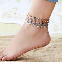 Casual Simple Style Eye Alloy Resin Wholesale Anklet main image 1