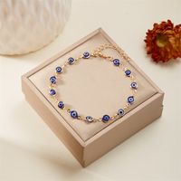 Casual Simple Style Eye Alloy Resin Wholesale Anklet main image 5