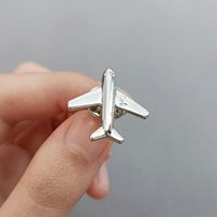 Simple Style Airplane Alloy Plating Unisex Brooches main image 4