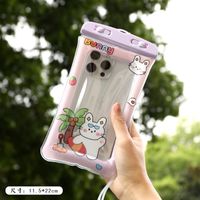 Cute Cartoon Waterproof Plastic Phone Pouch 1 Piece sku image 23