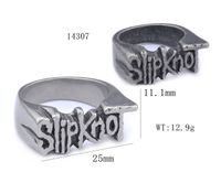 Hip-Hop Streetwear Symbol 304 Stainless Steel Carving Men's Rings main image 10
