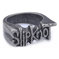 Hip-Hop Streetwear Symbol 304 Stainless Steel Carving Men's Rings sku image 1