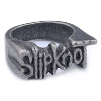 Hip-Hop Streetwear Symbol 304 Stainless Steel Carving Men's Rings sku image 2
