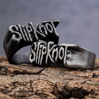 Hip-Hop Streetwear Symbol 304 Stainless Steel Carving Men's Rings main image 1