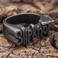 Hip-Hop Streetwear Symbol 304 Stainless Steel Carving Men's Rings main image 9