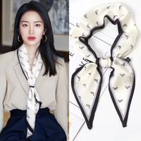 Women's Simple Style Color Block Polyester Printing Silk Scarf sku image 6