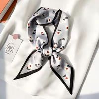 Women's Simple Style Color Block Polyester Printing Silk Scarf sku image 43