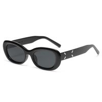Basic Modern Style Classic Style Oval Pc Oval Frame Full Frame Women's Sunglasses sku image 1