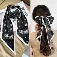 Women's Simple Style Color Block Polyester Printing Silk Scarf sku image 53