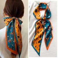 Women's Simple Style Color Block Polyester Printing Silk Scarf sku image 64