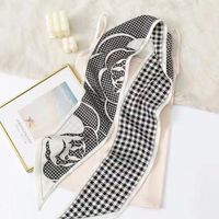 Women's Simple Style Color Block Polyester Printing Silk Scarf sku image 62