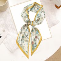Women's Simple Style Color Block Polyester Printing Silk Scarf sku image 59