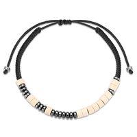 Nouveauté Style Classique Géométrique Perlé Corde Unisexe Bracelets À Cordon main image 3