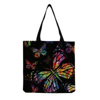 Unisex Fashion Starry Sky Butterfly Shopping Bags sku image 13