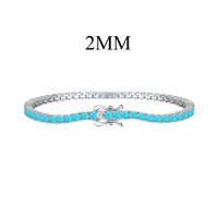 Fashion Geometric Sterling Silver Plating Zircon Bracelets sku image 20