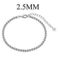 Fashion Geometric Sterling Silver Plating Zircon Bracelets sku image 9