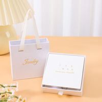 Classic Style Letter Paper Wholesale Jewelry Boxes sku image 5