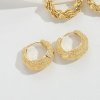 1 Pair Vintage Style Simple Style Square Plating Copper Gold Plated Earrings sku image 3