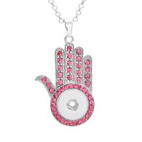 Alloy Zircon Palm Pendant sku image 2