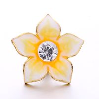 1 Piece Alloy Artificial Diamond Flower Pendant sku image 3