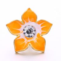1 Piece Alloy Artificial Diamond Flower Pendant sku image 5