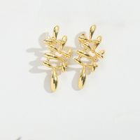 1 Pair Basic Modern Style Classic Style Heart Shape Inlay Copper Artificial Pearls Drop Earrings Ear Studs sku image 3