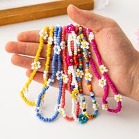 Cartoon Style Cute Flower Resin Seed Bead Beaded Kid'S Bracelets Necklace main image 4