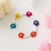 Cartoon Style Cute Flower Resin Seed Bead Beaded Kid'S Bracelets Necklace sku image 2