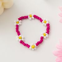 Cartoon-Stil Süß Blume Harz Saatperle Perlen Kinder Armbänder Halskette sku image 3
