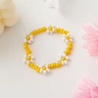 Cartoon-Stil Süß Blume Harz Saatperle Perlen Kinder Armbänder Halskette sku image 5